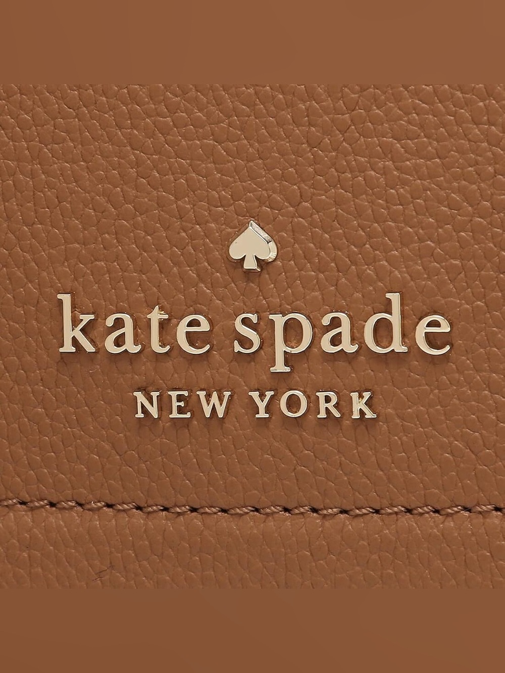Kate Spade Blake Braun Pebble Brown Saddle Crossbody - Picture 2 of 16